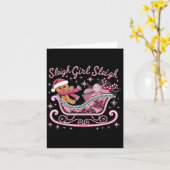 Groovy Nk Christmas Candy Sleigh Girl Gingerbread Karte (Gelbe Blume)