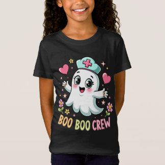 Groovy Nurse Boo Boo Crew Ghost Halloween Nursing T-Shirt