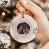 Groovy Nutcracker Retro Pastel Christmas Keramik Ornament