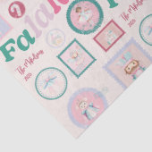 Groovy Nutcracker Retro Pastel Christmas Seidenpapier (Detail)