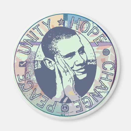 Groovy Obama Gear 2008 Magnet (Vorne)