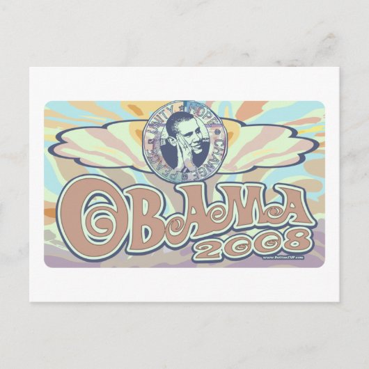 Groovy Obama Gear 2008 Postkarte (Vorderseite)