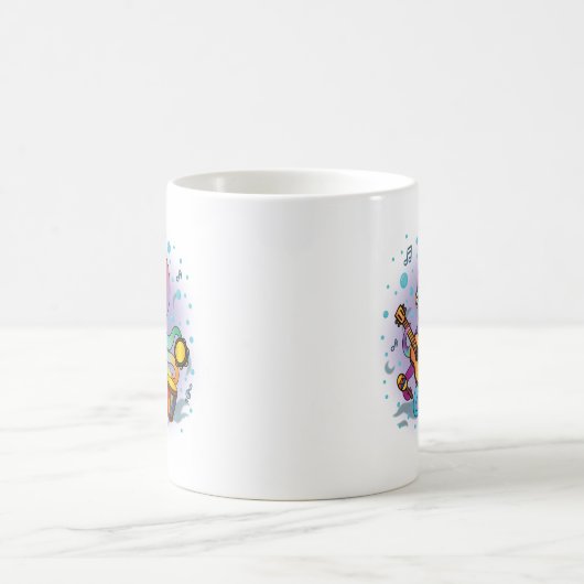 Groovy Octopus Tasse | Hippie Retro farbiges Gesch (Mittel)