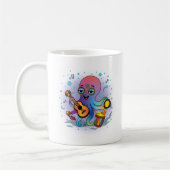 Groovy Octopus Tasse | Hippie Retro farbiges Gesch (Links)