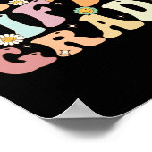 Groovy Oh, 5. Klasse zurück zur Schulausbildung Poster (Ecke)