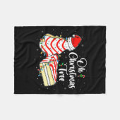Groovy Oh Christmas Tree Cakes Debbie Becky Jen Ca Fleecedecke (Vorderseite (Horizontal))