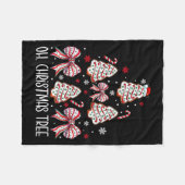 Groovy Oh Christmas Tree Cakes Debbie Becky Jen Ca Fleecedecke (Vorderseite (Horizontal))