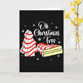 Groovy Oh Christmas Tree Cakes Debbie Becky Jen Ca Karte (Gelbe Blume)