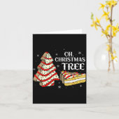 Groovy Oh Christmas Tree Cakes Debbie Becky Jen Ca Karte (Gelbe Blume)