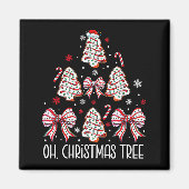 Groovy Oh Christmas Tree Cakes Debbie Becky Jen Ca Magnet (Vorne)