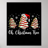 Groovy Oh Christmas Tree Cakes Debbie Becky Jen Ca Poster (Vorne)