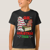 Groovy Oh Christmas Tree Cakes Debbie Becky Jen Ca T-Shirt (Vorderseite)