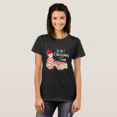 Groovy Oh Christmas Tree Cakes Debbie Becky Jen Ca T-Shirt (Vorne ganz)