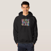 Groovy Oh Hey Third Grade First Day Back To School Hoodie (Vorne ganz)