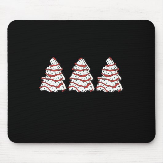 Groovy Oh Weihnachtsbaum Xmas Lights Fun Tree Cake Mousepad (Vorne)