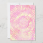 Groovy Oma Birthday Party-Retro Party für sie Einladung (Rückseite)