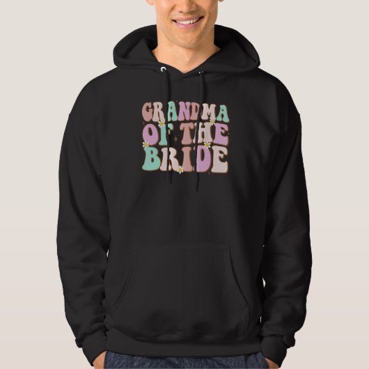 Groovy Oma des Polterabends Grandmo Hoodie (Vorderseite)