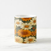 Groovy Oma Retro-Blumenmuster Geschenk Kaffeetasse (Mittel)