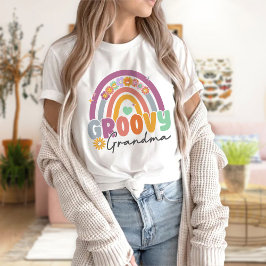 Groovy Oma T - Shirt, Oma Rainbow T - Shirt