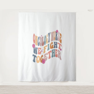 Groovy Oncology Nurse Retro Heme Onc Pflegefrauen Wandteppich