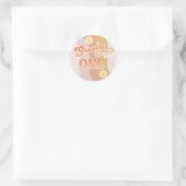 Groovy One Aufkleber (Tasche)