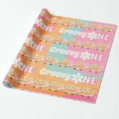Groovy One Geburtstag Geschenkpapier (Ungerollt)