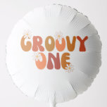Groovy One Kids Age Birthday Retro 80er Jahre Ballon<br><div class="desc">Groovy One Kids Age Birthday Retro 80er 90er Balloon</div>