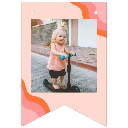 Groovy One Party Bunting Banner (Dritte Fahne)