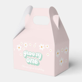 Groovy One Pink Daisy Fevor Box Geschenkschachtel