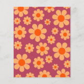 Groovy One Retro Daisy Arch 1. Geburtstag Party (Rückseite)