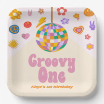 Groovy One Retro Disco Ball 1st Birthday Party
