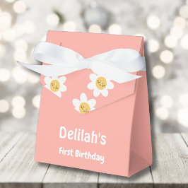 Groovy One Retro Vintag erster Geburtstag Geschenkschachtel