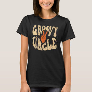 Groovy Onkel 70er Ästhetische Nostalgie in den 197 T-Shirt