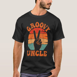 Groovy Onkel 70er Ästhetische Nostalgie in den 197 T-Shirt