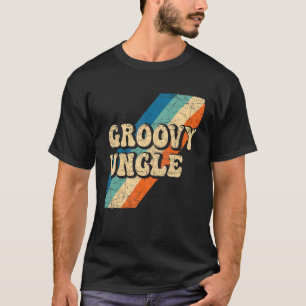 Groovy Onkel 70er Ästhetische Nostalgie in den 197 T-Shirt