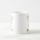 Groovy Opa bunt Vintager Pilz Kaffeetasse (Mittel)