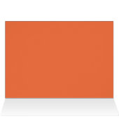 Groovy Orange Bunco Table Card für Tabelle 2 (Innenansicht Horizontal (Oben))