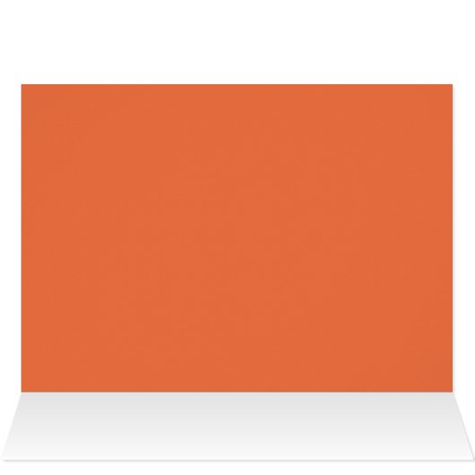 Groovy Orange Bunco Table Card für Tabelle 2 (Innenansicht Horizontal (Oben))