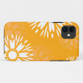 Groovy Orange Daisy Blume Retro Blumenmuster Case-Mate iPhone Hülle (Rückseite (Horizontal))