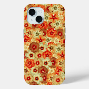 Groovy Orange Hippie Blume Muster Case-Mate iPhone Hülle