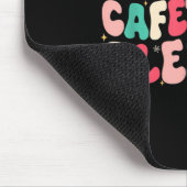 Groovy Our Cafeteria Sleighs Christmas Lunch Lady Mousepad (Ecke)