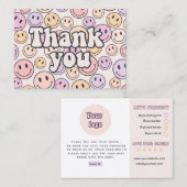 Groovy Packaging Small Business danke Karten (Vorne/Hinten)