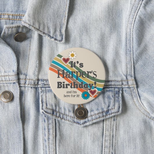 Groovy Party Button (Beispiel)