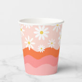 Groovy Party Cups | Groovy Birthday Cup Pappbecher (Rückseite)