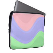 Groovy Pastel Chic Laptopschutzhülle (Vorne Rechts)