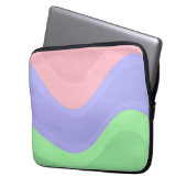 Groovy Pastel Chic Laptopschutzhülle (Vorderseite Links)