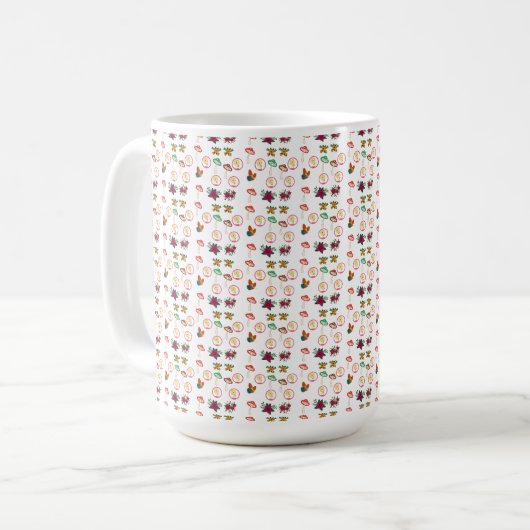 Groovy Pattern Kaffeetasse (Vorderseite Links)
