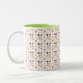 Groovy Pattern Zweifarbige Tasse (Links)