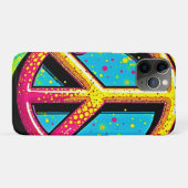 Groovy Peace Flower Power Case-Mate iPhone Hülle (Rückseite (Horizontal))