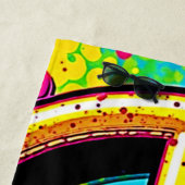 Groovy Peace Flower Power Strandtuch (Beispiel)